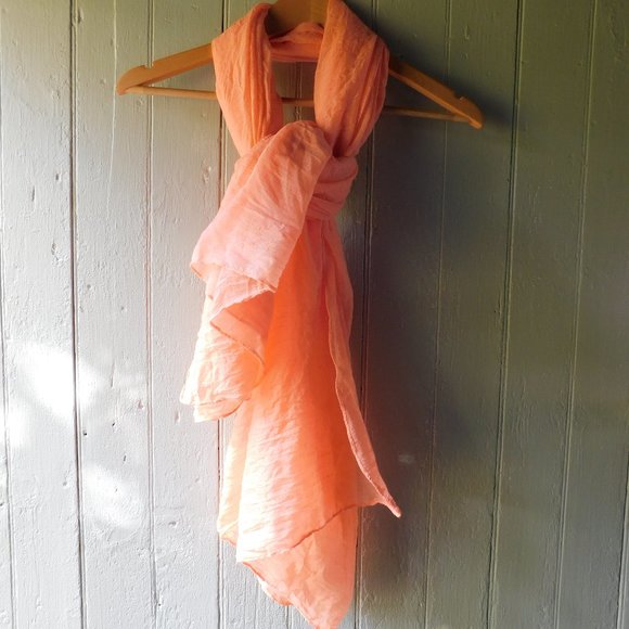 Orange Sherbet  Breezy Scarf - Picture 2 of 7